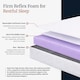 image 5 of Visco Therapy 18cm Deep Essential Ortho Foam Mattress for Firm Support and Alignment | White | White | Not provided | 1