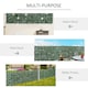 image 4 of Outsunny Artificial Leaf Hedge Privacy Screen Roll Garden Fence Panel 1m x 2.4m