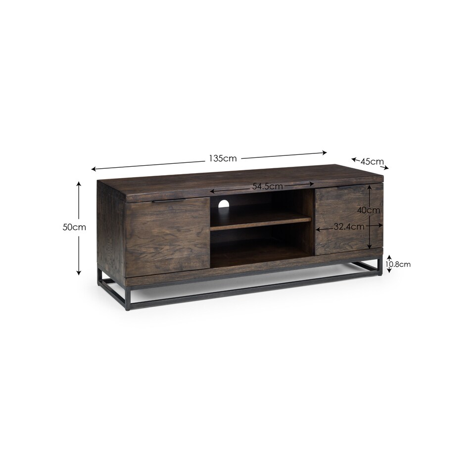 image 1 of Brooklyn Tv Unit - Dark Oak