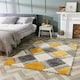 image 1 of Origins 3D GEO Shaggy Ochre (Yellow) 60x110