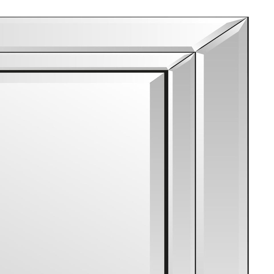 image 1 of Cranbury All Glass Mirror 68 x 58 CM N/A