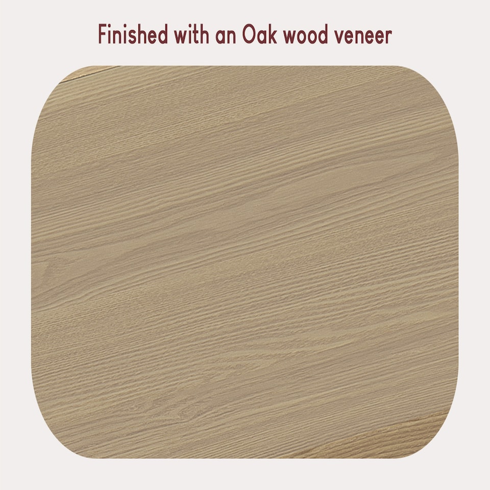 image 1 of Vida Designs Oakridge Set of 3 Nest of Tables Sofa Side End Table, Oak