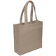 image 1 of Brand Lab Everyday Square Canvas Tote Bag - Mushroom - One Size Brown