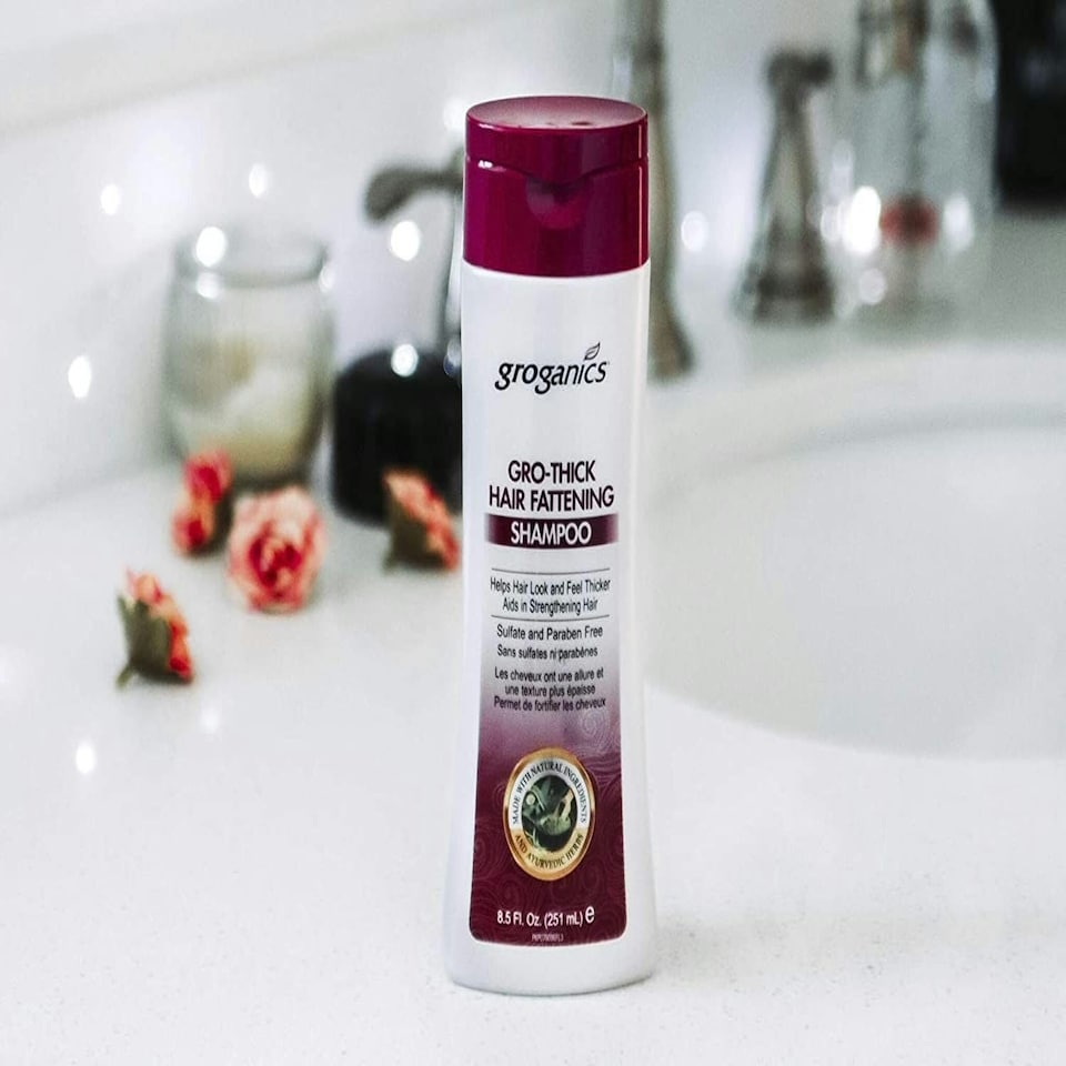 image 1 of Groganics Growthick Hair Fattening Shampoo 251ml 236 ml