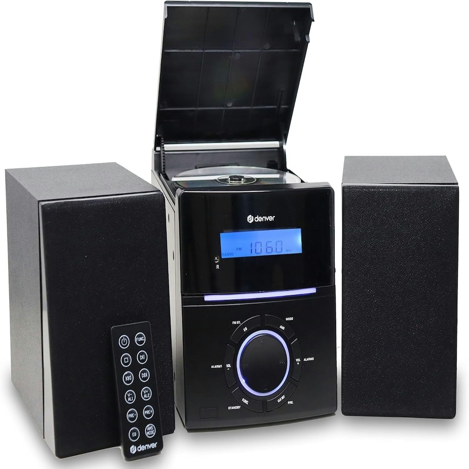 image 1 of Compact Micro HiFi System with CD, FM Radio & Alarm