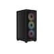 image 1 of Corsair iCUE 2000D RGB Airflow Mini-ITX Gaming Tower Case Mesh Panels 3 RGB Fans Triple-Slot GPU Support USB-C RGB Controller Requires SFXSFX-L PSU Black