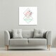 image 2 of Geometric Overlays (Canvas Print) 114 x 114 x 4cm