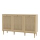 image 3 of Calasetta 3 Door Sideboard in Rattan
