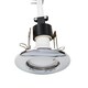 image 1 of ValueLights Downlight Fixed Chrome Ceiling Light Fitting Single Pack