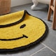 image 3 of Smiley Face Reversible Bath Mat Rug