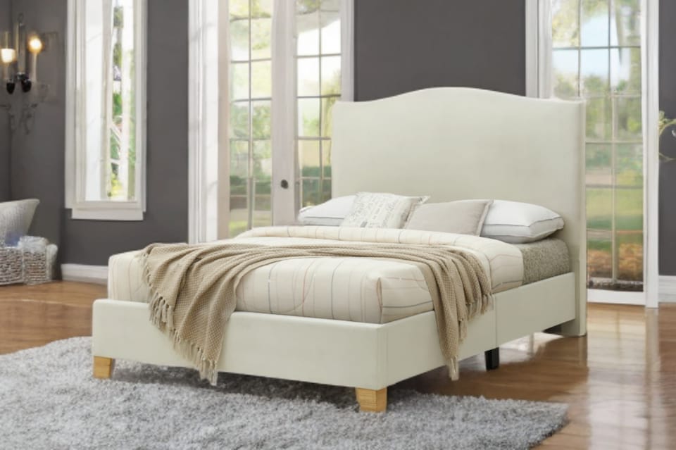 image 1 of Sareer 5FT Hamilton Cream Bed Frame | Cream | King