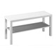 image 1 of URBNLIVING 2 Tier TV Bench Entertainment Media Stand 90cm | Multi | White | 1