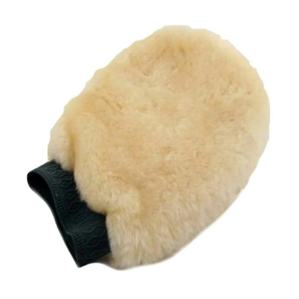 image 1 of Eastern Counties Leather Sheepskin Polishing Mitten - Natural - One Size