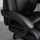 image 8 of Vinsetto Executive Home Office Chair, Computer Chair, with Foot Rest, Black
