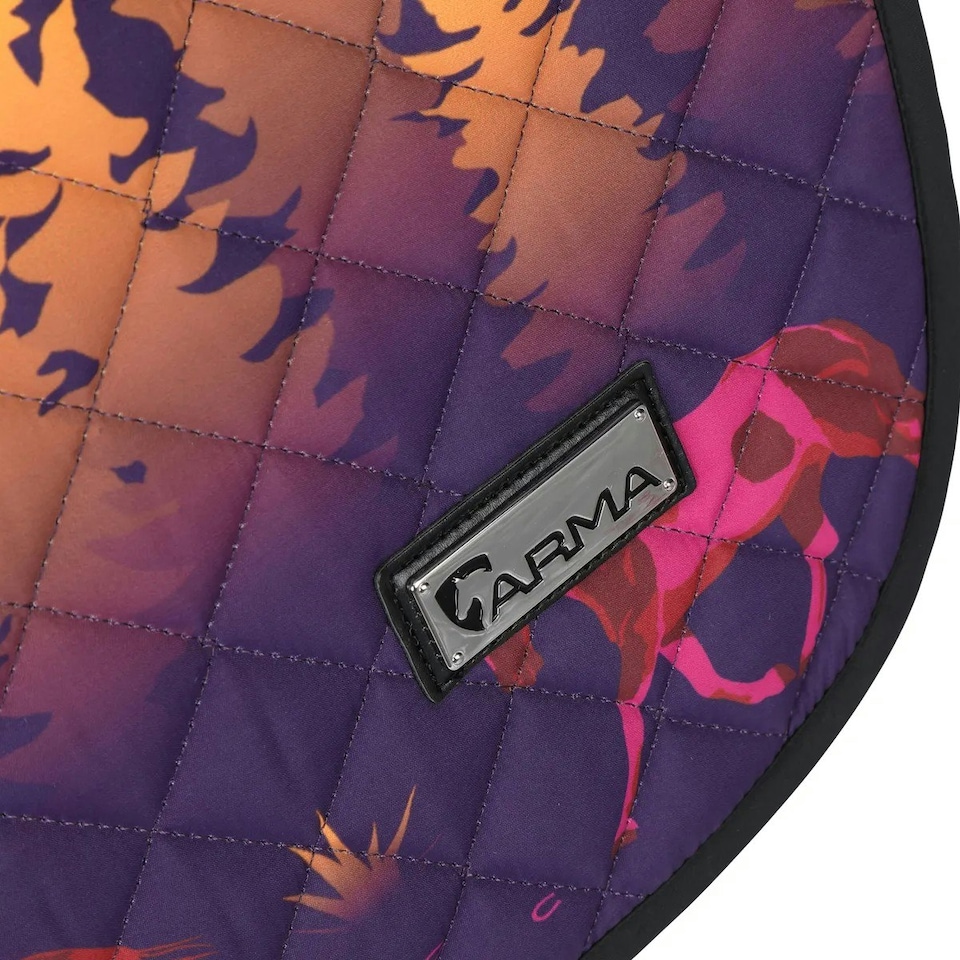 image 1 of ARMA Sport XC Forest Horse Saddlecloth - Purple - 17in - 18in