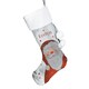 image 5 of Personalised Santa Silver Grey Stocking