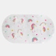 image 1 of OHS Kids Unicorn Print Anti-Mould Suction Cup Non-Slip PVC Inside Shower Bath Mat Clear | 39 x 69cm