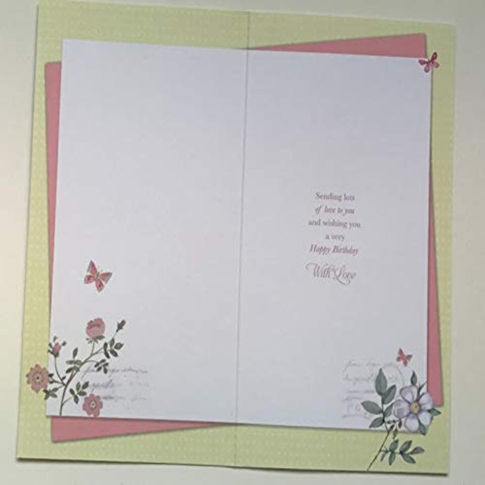 image 1 of Nan Lovely Verse Happy Birthday Traditional Slim Card