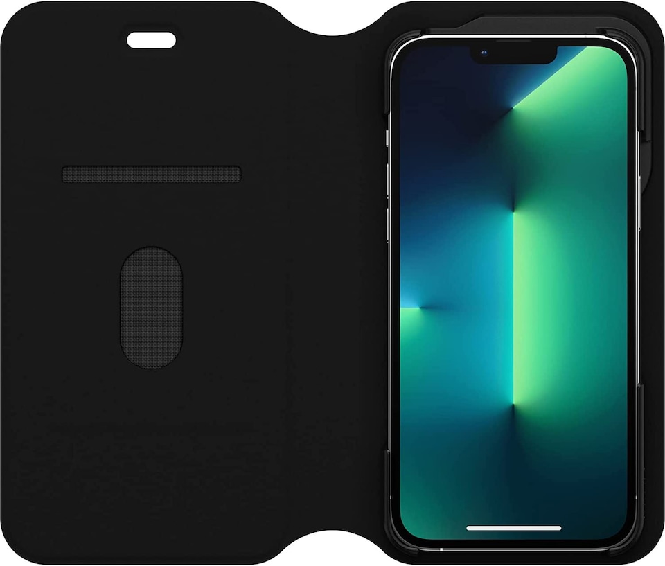image 1 of Otterbox Strada Series Via for iPhone 12 Pro Max 6.7 Black 77-85833
