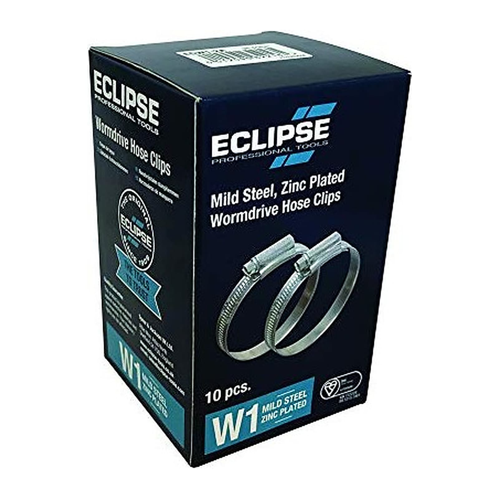 Eclipse Worm Gear Hose Clamps 35-50mm - ECW1 - Pack of 10