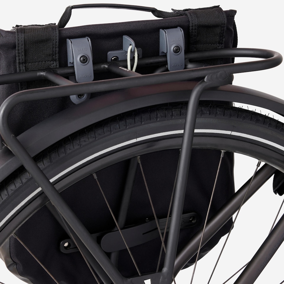 image 1 of Decathlon 540 Waterproof Double Pannier Rack Bike Bags 2x20L