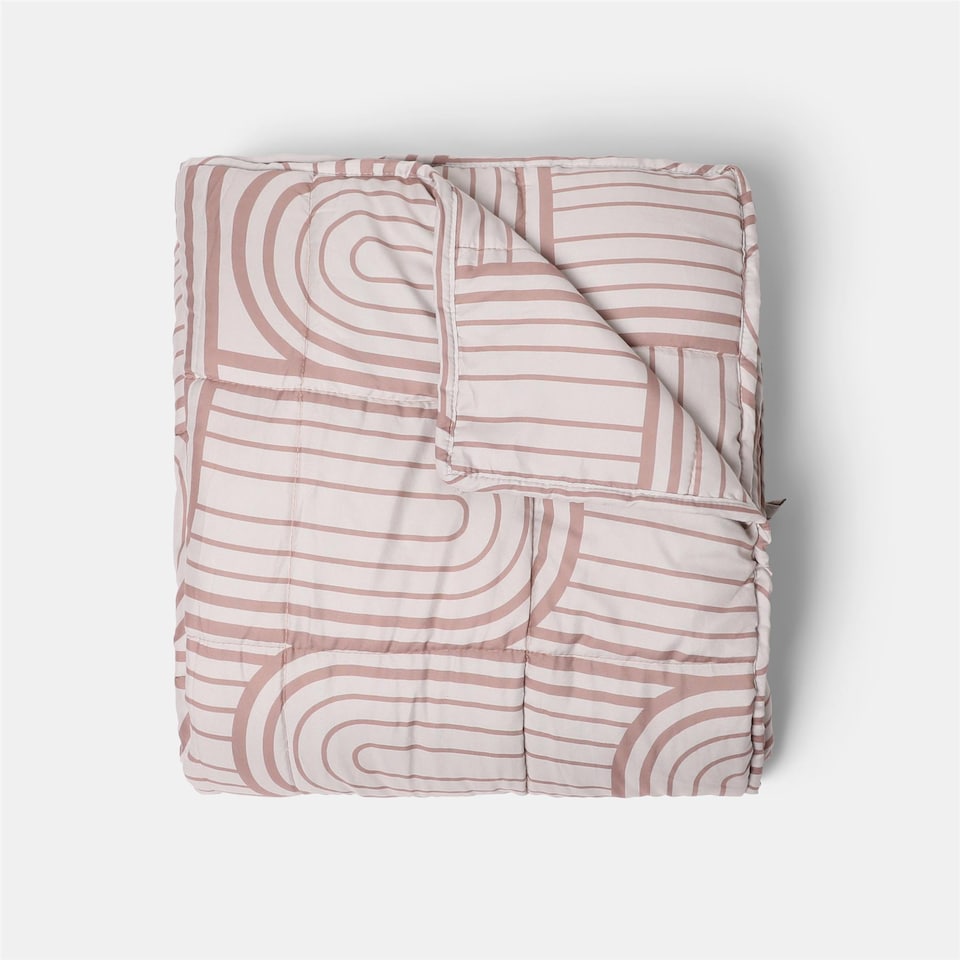 image 1 of OHS Arches Print 8kg Sensory Weighted Blanket Sleep Therapy