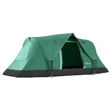 Outsunny Outdoor  Camping Tent For 5-6 W/ Bag, Fibreglass & Steel Frame