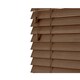 image 1 of 75cm Chestnut Oak Wooden Venetian Blinds With Strings (130cm drop) | Brown | Brown