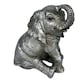 image 2 of Leonardo Reflections Silver Sitting Elephant Calf Figurine