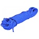 image 2 of Pegdev 8mm Blue Polypropylene Rope - Strong 3-Strand Twisted Construction (50m)