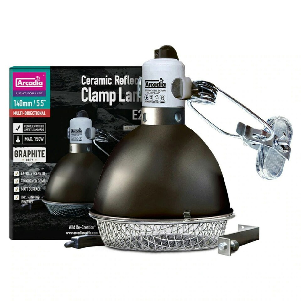 image 1 of Arcadia Clamp Lamps with Graphite Holder N/A | 20cm