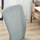 image 6 of Vinsetto Mesh Back Armless Office Chair with Adjustable Height, Wheels Grey
