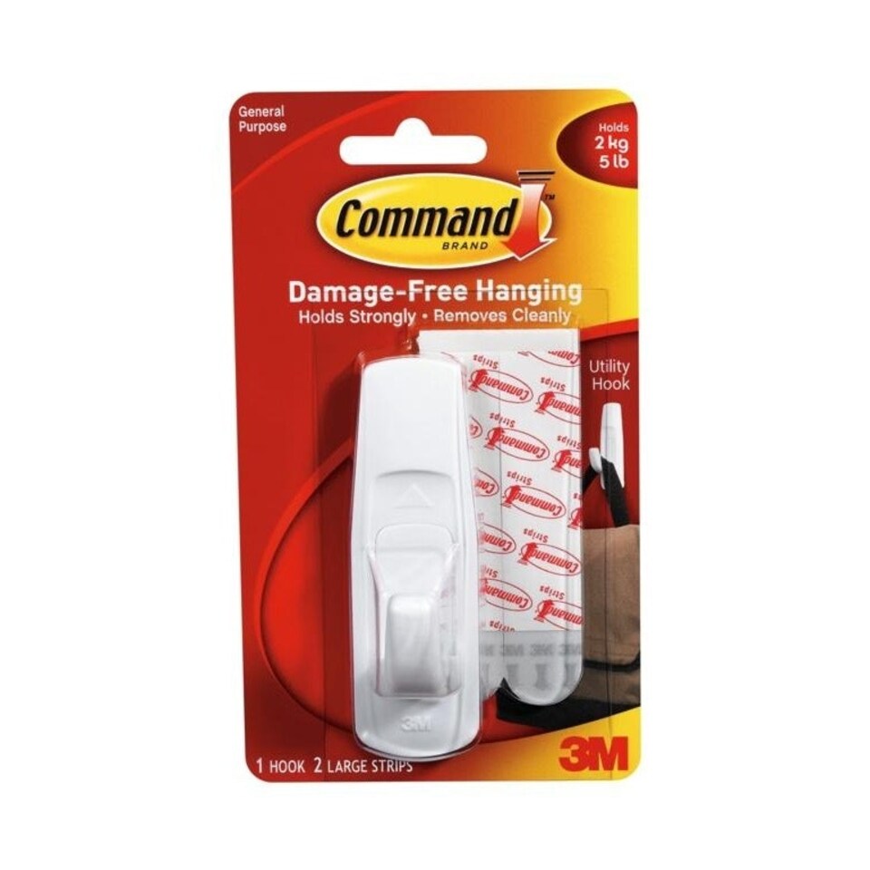 Command Utility Hook - White - One Size