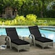 image 2 of Outsunny Set of 2 Sun Lounger Cushions, Replacement Cushions 