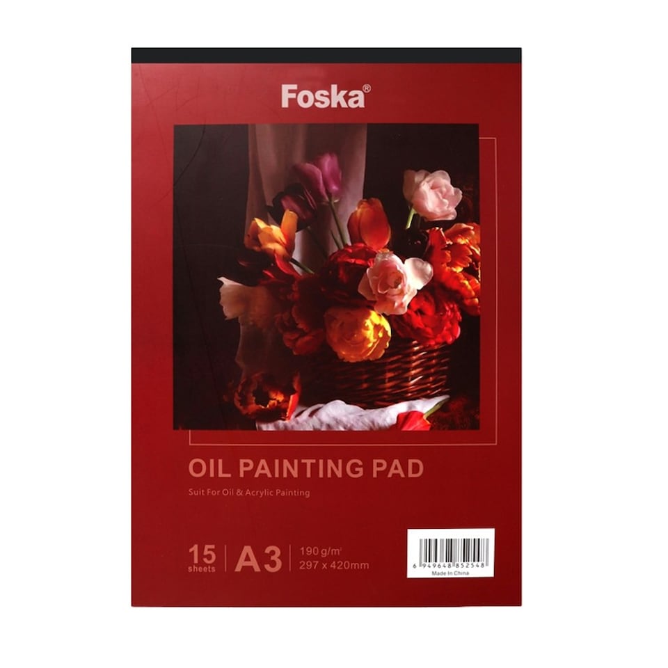 image 1 of A3 15 Sheets Top Glued Open Oil Painting Pad