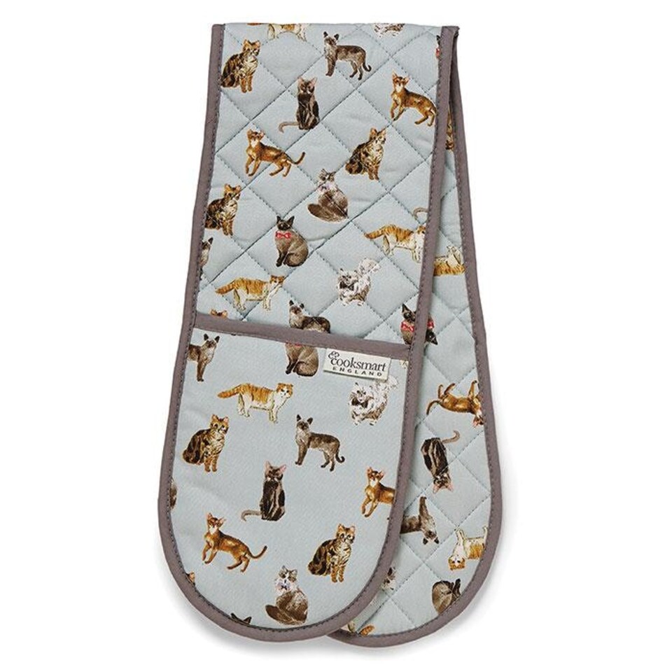 Curious Cats Double Oven Glove - One Colour - One Size