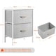 image 3 of Yaheeetch Fabric Storage Tower with Removable Organizer Bins Light Grey Grey | Light Grey