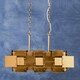 image 3 of Interiors by Premier Metal Brass Finish Pendant Light With Eight Bulbs