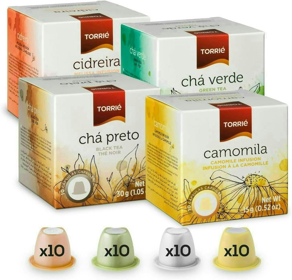 image 1 of Nespresso Compatible Green Tea, Lemon, Fruit & Herbal Tea Tasting Pack Variety Blend