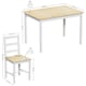 image 3 of Vida Designs Yorkshire 4 Seater Dining Set 5 Piece Table & Chairs, White & Pine