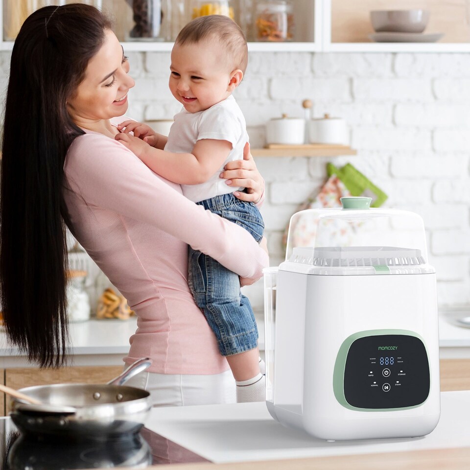 image 1 of Momcozy KleanPal Pro Baby Bottle Washer - Sterilizer