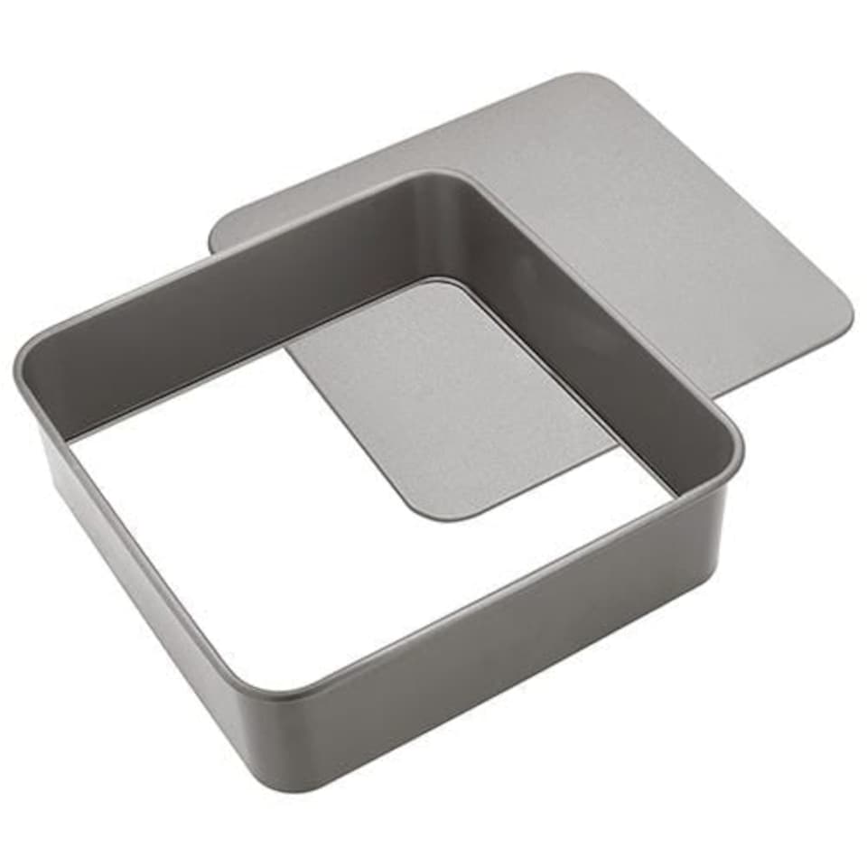 image 1 of Judge 25cm Square Cake Pan Non-Stick with Loose Base