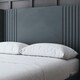 image 2 of Elara Divan Bed with Winged Panel Headboard - Grey (Steel) - King / 5ft
