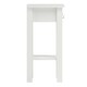 image 4 of Barcelona Bedside Table with 1 Drawer in White