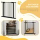 image 5 of PawHut Adjustable Safety Gate w/ 1 Extensions, 4 Adjustable Screws, Black