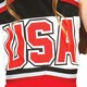 image 3 of Fancy Dress Adult Cheerleader Costume Red - S