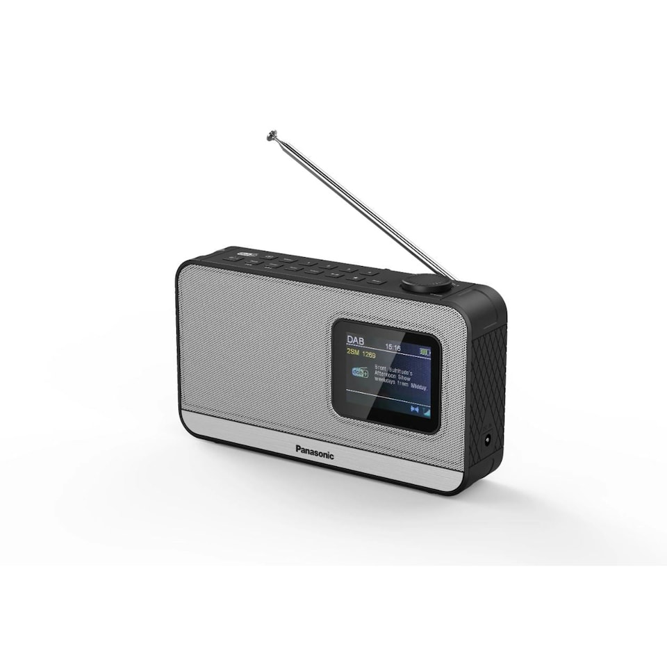 image 1 of Panasonic RF-D15EG-K Black Portable DAB+ Radio with Bluetooth