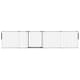 image 1 of Safetots Premium Multi Panel Room Divider, up to 331cm Wide, Grey, 70cm Tall, Multi Panel Flexible Room Barrier, Room Divider with Door for Baby Grey