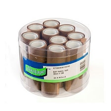 Ultratape Brown Mini Parcel Tape Rolls (30 Rolls) - Brown - One Size
