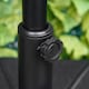 image 7 of Outsunny Garden Parasol Base Stand Up to 28kg Water or 40kg Sand Filled, Black | Black | Black